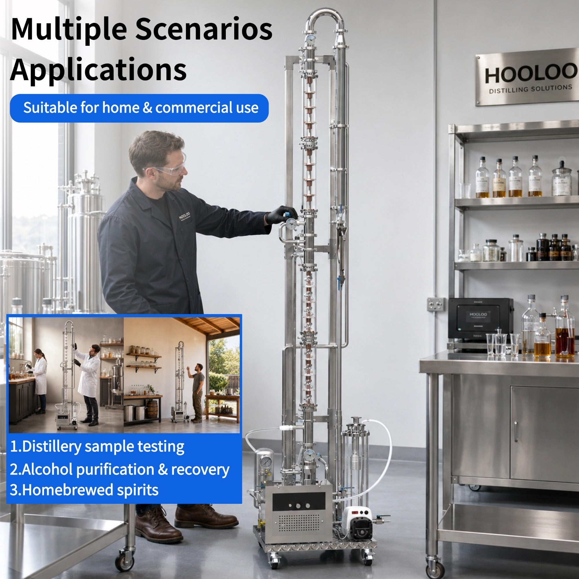 HOOLOO Small-Scale Continuous Distiller